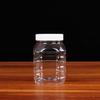 0.75kg Botella de Plástico para Miel Cuadrada Pet Transparente Botella de Plástico para Empaque Salsa de Chile Ajonjolí Diámetro 8cm Tarro de Almacenamiento