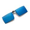 Gafas de sol polarizadas ultraligeras sin marco con borde recortado, con clip, para conducir, para hombres y mujeres, abatibles, cuadradas, para miopía.