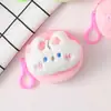 Porta-moedas de Pelúcia de Sapo Desenho Animado Boneco Animal Fofo Pingente de Bolsa de Boneca Pequeno Presente para Moedas Fones de Ouvido