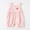 Macacão de bebê para meninas, verão, novo, Stylis, sem mangas, tipo sling, envoltório de algodão, roupa curta para escalada 9631