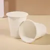 Vaso de Plástico Desechable Ecológico de Grado Alimenticio con Almidón de Maíz, Espesado y Resistente a Altas Temperaturas, Vaso de Agua Desechable para Negocios