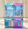 Nuevo modelo máquina de garra negra de liberación rápida, totalmente transparente, funciona con monedas, escaneo de código, máquina de juego de garra comercial todo en uno
