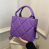 Bolsas de Colores Candy Transfronterizas para Mujer 2026 Nuevo Estilo Patrón de Rombo Bolso de Mano Bolso Cruzado al Hombro Bolso Cuadrado Pequeño Simple de Alta Calidad
