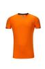 Camiseta de manga curta com gola redonda e secagem rápida, logotipo personalizado impresso, verão, respirável, corrida, fitness, esportes, top com estampa de figura