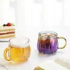 Taza de café, vaso para bebidas frías, vaso de agua de moda, taza de leche para uso doméstico, vaso para bebidas popular, vaso para jugo, vaso de vidrio