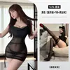 Lencería sexy de encaje morado, camisón seductor, ceñidor de cintura sexy, con cordones, ajustado a las caderas, ropa de dormir fácil de quitar, lencería sensual 1496