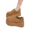 Zapatos Birkenstock Retro de Suela Gruesa de Moda para Viajes Diarios para Mujer 06 Nuevos Mocasines Versátiles para Mujeres Bajitas que Aumentan la Altura