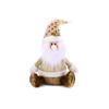 Nuevo Árbol de Navidad Colgante Pequeño Decoración Papá Noel Muñeco de Nieve Navideño Dorado Adornos Pequeños Tejidos Regalos de Navidad