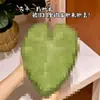 Toalla de Mano de Coral Fleece con Hoja de Monstera Transfronteriza, Absorbente, Diseño de Hoja Realista, Tamaño Grande, Linda, Estilo para Colgar, para Cocina y Baño