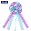 Flor de tirador para boda Decoración de San Valentín Flor de bola de doble color Empaque de regalo Decoración de fiesta Flor de hilo de nieve grande de tirador manual Venta al por mayor