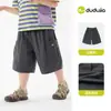 Shorts de Verão para Meninos Estilo Camping Outdoor Leve Calça Cargo Infantil Estilo Coreano Calça de Bebê Casual de Verão
