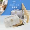 Bolsa de Cosméticos con Logo Personalizado, Bolsa de Tocador Portátil de Encaje Gretel de Gran Capacidad, Almacenamiento Exclusivo Transfronterizo