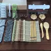 Kit de Herramientas para Hacer Sushi de Amazon Set de Herramientas Transfronterizo Sushi Plato Japonés Cuchara para Arroz Bola de Arroz Molde para Sushi Venta al por Mayor