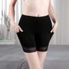 Pantalones de seguridad de modal con bolsillo, encaje anti-luz, verano para mujer, chica gordita, talla grande, leggings de seguro, fabricantes, venta al por mayor