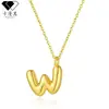 Ka Manqi Joyería Apilada Nueva Transfronteriza Simple y Personalizada Collar de Oro con 26 Letras Exclusivo de Tk Jewelry en Amazon