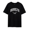 Camiseta Masculina de Manga Curta Algodão Puro de Fibra Longa de Xinjiang Pima Algodão Luxuosa 50 Fios Amônia Líquida Impressão Direta Importada