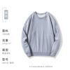 Suéter de algodón de cuello redondo con LOGO personalizado estampado, manga larga, pesado, extragrande, holgado, de hombros caídos, estampado de camisa de moda nacional cultural