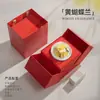 Patrimonio Cultural Inmaterial Flor de Porcelana Amasada a Mano Orquídea Mariposa Aromaterapia Difusor de Piedra de Gama Alta Caja de Regalo Boda Cumpleaños Regalo de Fragancia