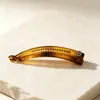 Novo Acessório de Cabelo Presilha Banana com Laço 2026, Estilo Universitário Presilha Mágica para Rabo de Cavalo Alto para Mulheres, Presilha de Garra Exquisita e Sofisticada
