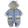 2025 Ropa Nueva de Algodón para Gateo de Niños Otoño e Invierno Monos de Bebé para Niños y Niñas Ropa de Bebé para Niños Ropa de Gateo Algodón Relleno de Plumas Espeso