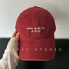 Otoño Nuevo Lavado Bordado de Letras Gorra de Pico Unisex Estilo Coreano Exterior Casual Viaje Deportes Gorra de Béisbol Tendencia