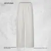 Pantalones casuales de color liso para hombre, colección de otoño, sencillos y versátiles, estilo streetwear moderno, cintura elástica, corte holgado, pierna recta, pantalones largos