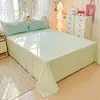 Sábana Bajera de Algodón de Fibra Larga de Xinjiang, Sábana Ajustable, Pieza Única, Algodón Puro, Todo Algodón, Individual, Doble, Dormitorio Estudiantil, Funda Nórdica, Funda de Almohada, Juego de Tres Piezas