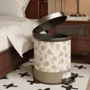 Papelero Retro Francés M^ para Sala de Estar, Dormitorio, Dormitorio Estudiantil, Cocina, Baño del Hogar, Gran Capacidad, Papel de Alto Valor