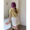 Camiseta de Manga Corta Suelta con Cuello Redondo de 15 Colores Songming Wang Zha para Mujer Camiseta Básica Estilo Nuevo Líneas Trece de Guangzhou Dn218