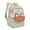 Mochila linda y fresca estilo coreano para mujer, gran capacidad, ligera, duradera y diseñada para proteger la columna vertebral; adecuado para estudiantes de primaria y secundaria
