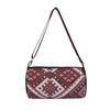 Bolso Bandolera Estilo Étnico Nuevo Bolso de Hombro a Cuadros para Mujer Rayado Bolso de Verano 2025 para Mujer Minoría Étnica de Moda