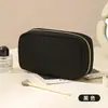 Bolsa Cosmética de Terciopelo de Seda Personalizada, Bolsa de Almacenamiento Cosmético Portátil de Gran Capacidad, Bolsa de Almacenamiento para Viajes y Salidas
