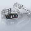 Adecuado para la pulsera Xiaomi 8 serie glaciar reloj transparente con funda protectora de gelatina de TPU integrada pulsera inteligente