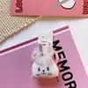 Nuevo Anillo para el Pelo de Conejo Bordado con Encaje de Encaje de Primavera para Niños Coreanos Pinza de Pico de Pato Linda para Niñas Accesorios para el Cabello
