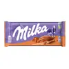 Milka Europeu Miaoka Chocolate Ollie Sanduíche Quebrado Leite Alpino Delicioso Avelã Bolha Divertida