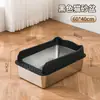 Caja de Arena para Gatos LOGO Personalización Metal Plástico Extra Grande Semicerrada Anti-Rastreo Fábrica Muestra Gratuita Personalización