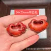 Escultura de Sândalo Cabeça de Ursinho Vários Estilos Laço Ursinho Contas Soltas Pulseira DIY Pingente Charme Acessórios Wen