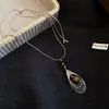 Colar de Cavalo Pérola com Contas de Zircônia para o Ano de Nascimento, Corrente de Suéter Versátil de Nicho para o Dia a Dia, Corrente de Pescoço Leve de Luxo de Alta Qualidade para Mulheres