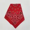 Em Estoque Atacado Transfronteiriço 2025 Novo Lenço Quadrado Pequeno Estampado Duplo Padrão Paisley Lenço de Cabeça Paisley