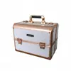 Estuche de Maquillaje de Doble Apertura, Caja de Almacenamiento para Productos de Cuidado de la Piel, Caja Portátil con Candado, Caja de Viaje, Caja de Almacenamiento, Caja de Herramientas