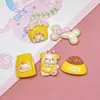 Cachorrinho Fofo Brilhante DIY Cola de Creme Capa de Celular Caseira Papelaria Acessórios de Cabelo Peças de Resina Atacado
