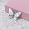 Broche de borboleta high-end anti-fritillary Pearl corsage pino em estoque fábrica atacado acessórios de roupas anti-exposição pino