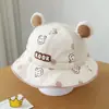 Gorro para Bebé para Primavera y Verano, Sombrero de Sol Delgado y Transpirable, Gorra Linda de Protección Solar para Niños y Niñas, Sombrero de Pescador