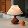 [Transfronteiriço] Luminária de mesa de alta qualidade estilo arte decorativa para estudo, estilo vintage de meados do século, ambiente de sala de estar, luminária de cabeceira, luminária de mesa de quarto