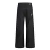 Calça Jeans Wide-Leg Bordada com Padrão de Rattan Vintage para Homens, Nova Calça Casual Reta Solta de Rua Hip-Hop para Mulheres
