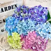 72 Peças de Flores Artificiais de Hortênsia de Seda com Tecnologia de Modelagem, Combinação de Galhos de Flores Artificiais para Decoração de Cena de Casamento, Atacado da Fábrica de Flores
