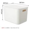 Caixa organizadora de plástico para mesa estilo japonês com tampa caixa de armazenamento de miudezas caixa de armazenamento de brinquedos para jardim de infância