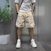 Shorts de Malha para Trabalho de Verão Masculino Marca da Moda Popular Solto Casual Tendência Esportivo Secagem Rápida Versátil Estilo Coreano Calça de Cinco Pontos