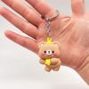 Llavero de Muñeco de Trasero Personalizado de Dibujos Animados PVC Pegamento Suave Mono Cerdito Conejo Oso Colgante de Bolsa Regalo de Actividad