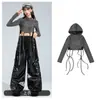 Día de Año Nuevo Jazz Dance Niñas Outfits Hip-Hop Niñas Conjuntos de Street Dance Moda Tendencia Fresca Disfraces de Baile Callejero para Niños